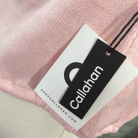 Callahan Pink Sleeveless Crop Top with Tie Front - Picture 10 of 12